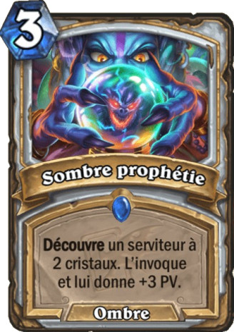 hearthstone, carte - Sombre proph�tie